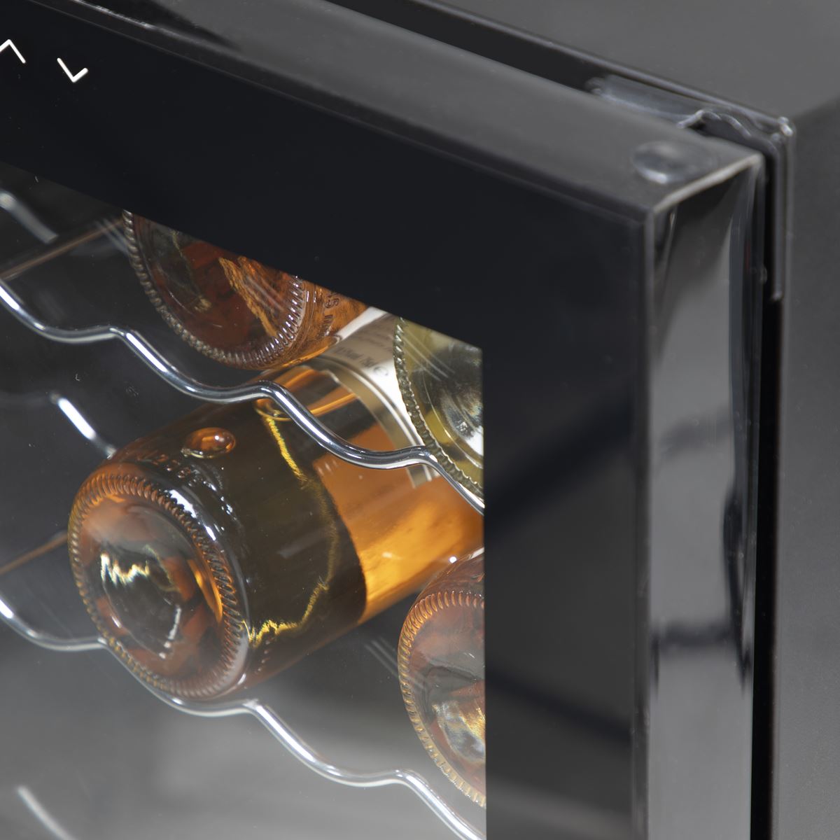 Baridi 52 Bottle Dual Zone Wine Cooler Fridge Touch Screen LED Black DH236