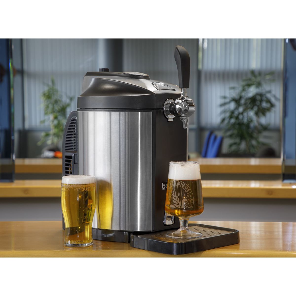 Sealey Baridi 5L Mini Keg Draft Beer Dispenser Tap 4�C Integrated Cooling DH49