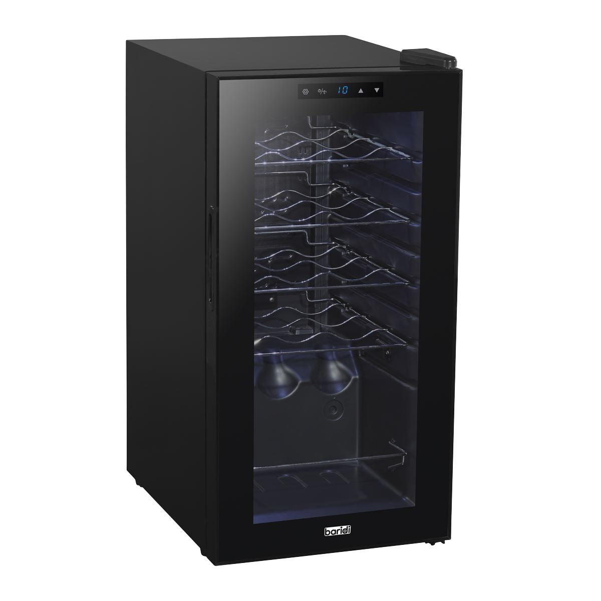 Baridi 15 Bottle Wine Fridge Digital Touch Screen & LED Light, Black DH5 DH5