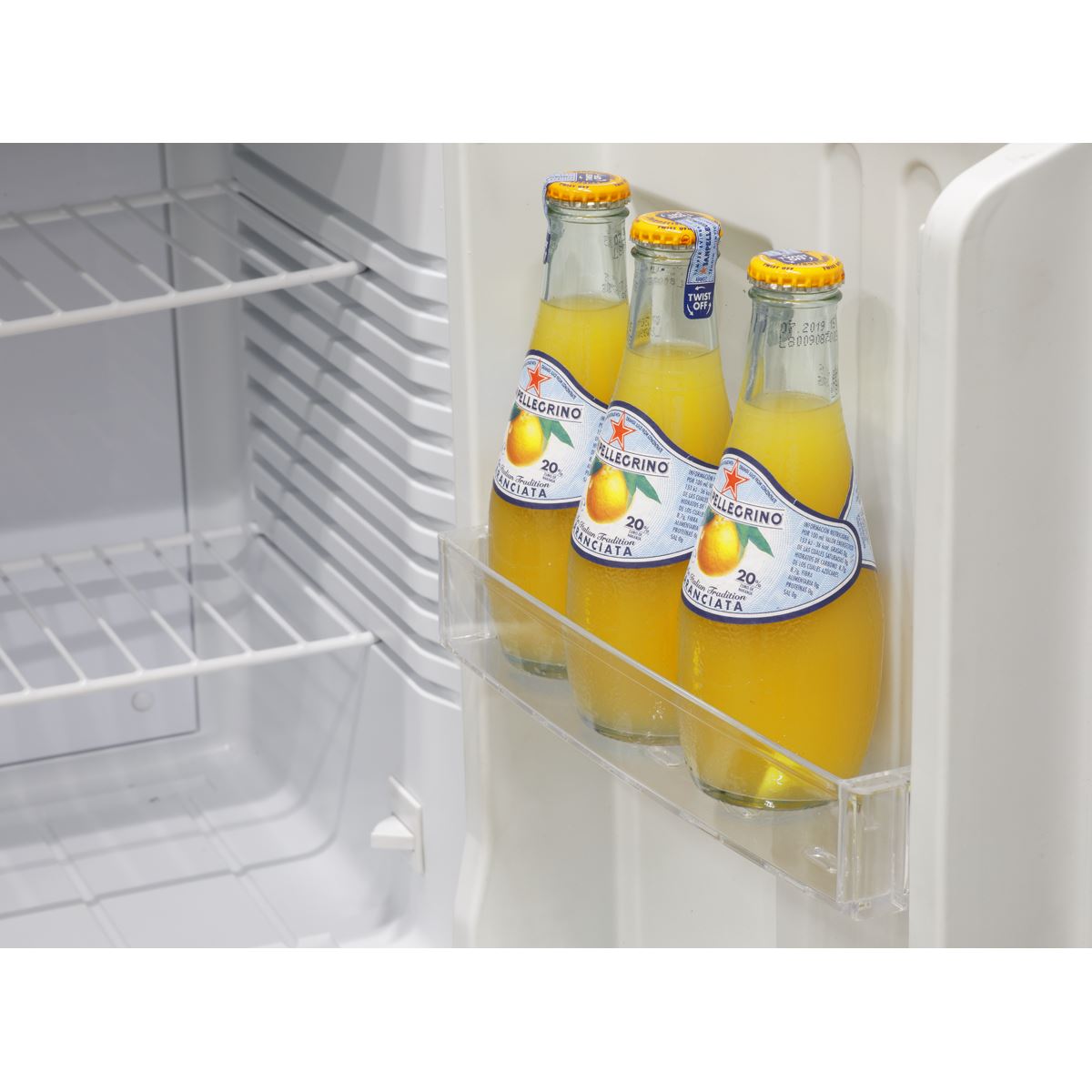 Baridi 35L Ultra Quiet Drinks Wine Mini Cooler Fridge with LED Light Black DH58