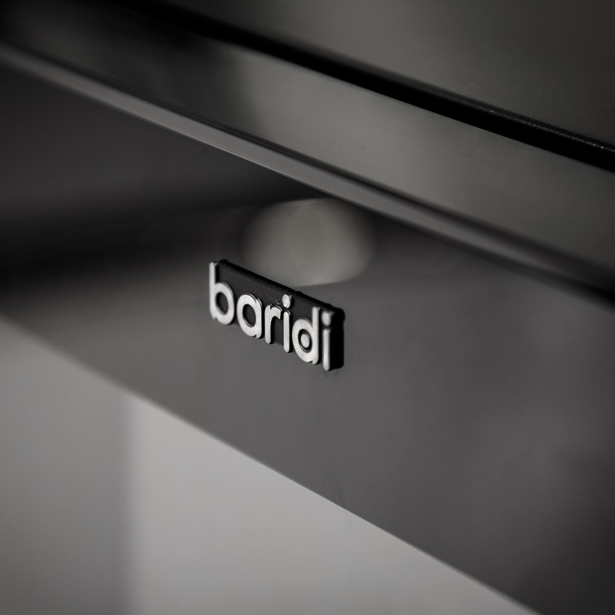 Baridi 60L Beer & Drinks Fridge with LED Light Black and Glass Door DH62
