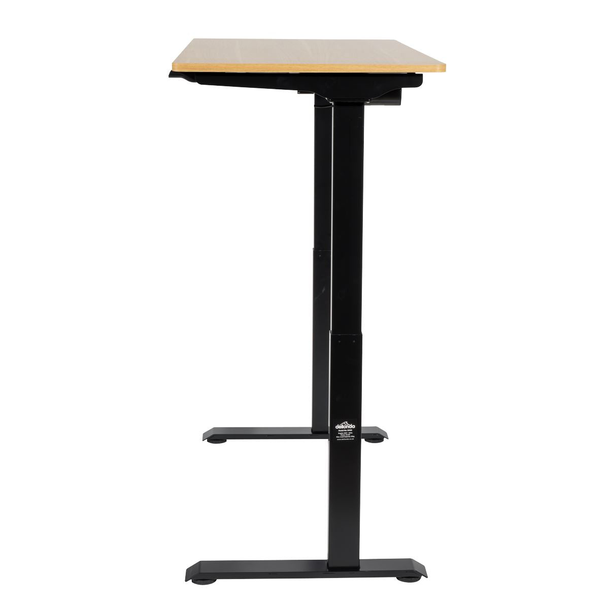 Dellonda Oak Electric Adjustable Office Standing Desk Quiet 1200 x 600mm DH66