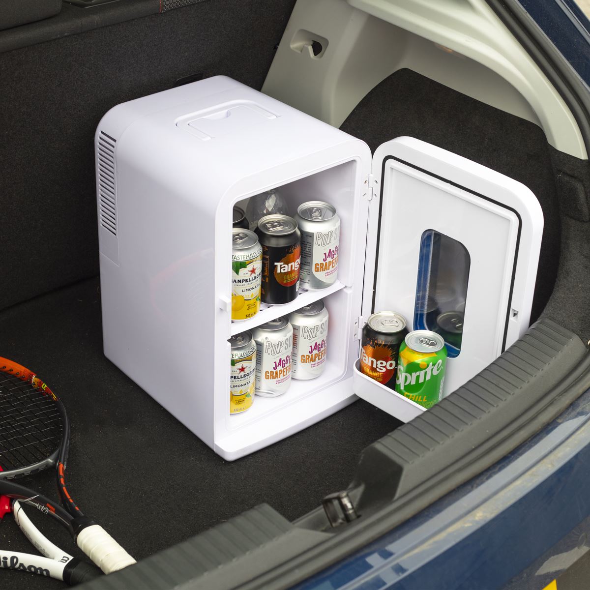Baridi 15L Mini Fridge Cooler Warmer 12V/230V Car Camping White DH94 DH94