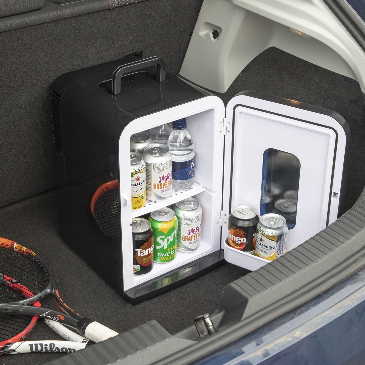 Baridi 15L Mini Fridge Cooler Warmer 12V/230V Car Camping Black DH95 DH95