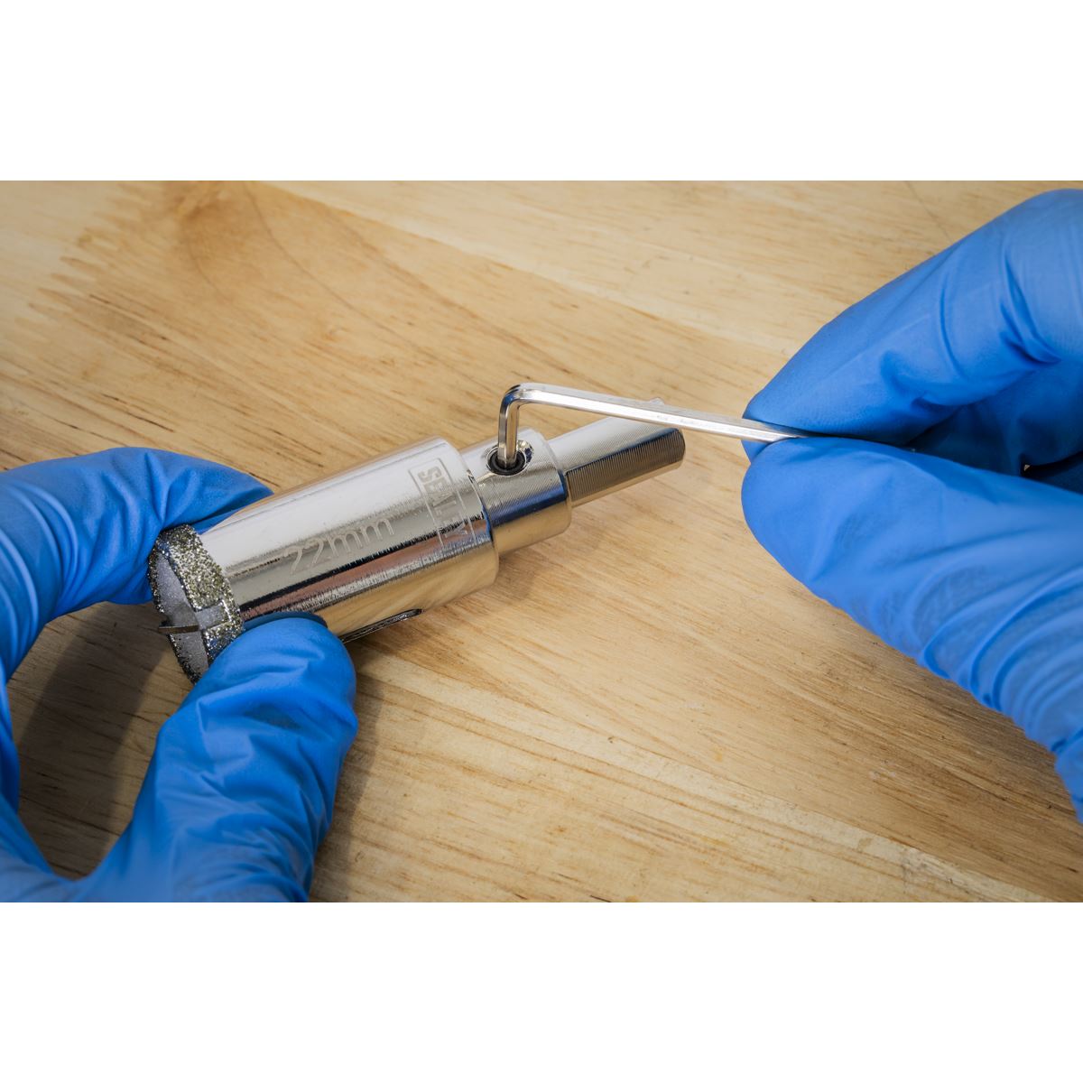 Sealey Electroplated Diamond Hole Saw �22mm DHS22