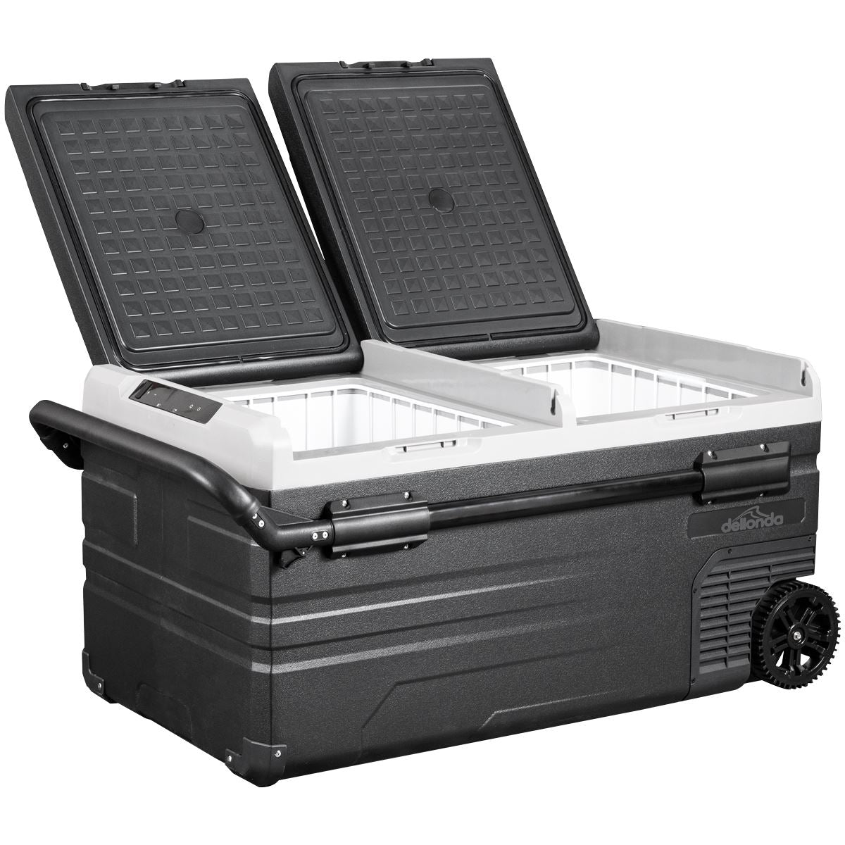 Dellonda Fridge Freezer 95L Portable Dual Compressor Car Camping 12/24V DL128