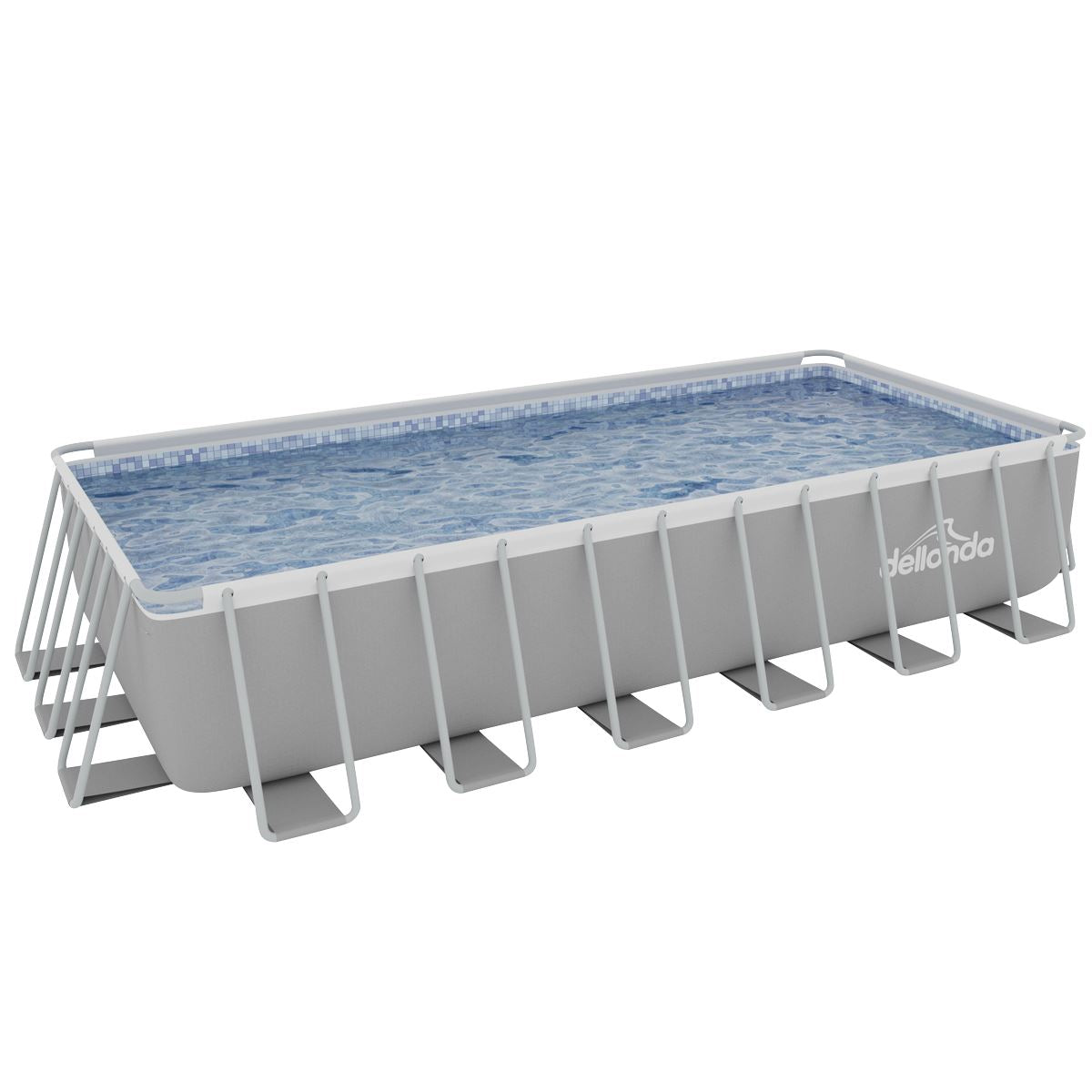 Sealey Dellonda 25ft Deluxe Steel Frame Swimming Pool Inc Step Ladder etc DL151