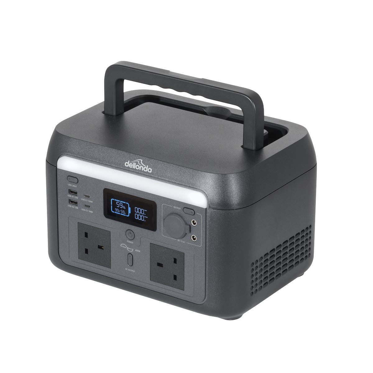Sealey Dellonda Portable Power Station 600W Nine Different Outlets DL161