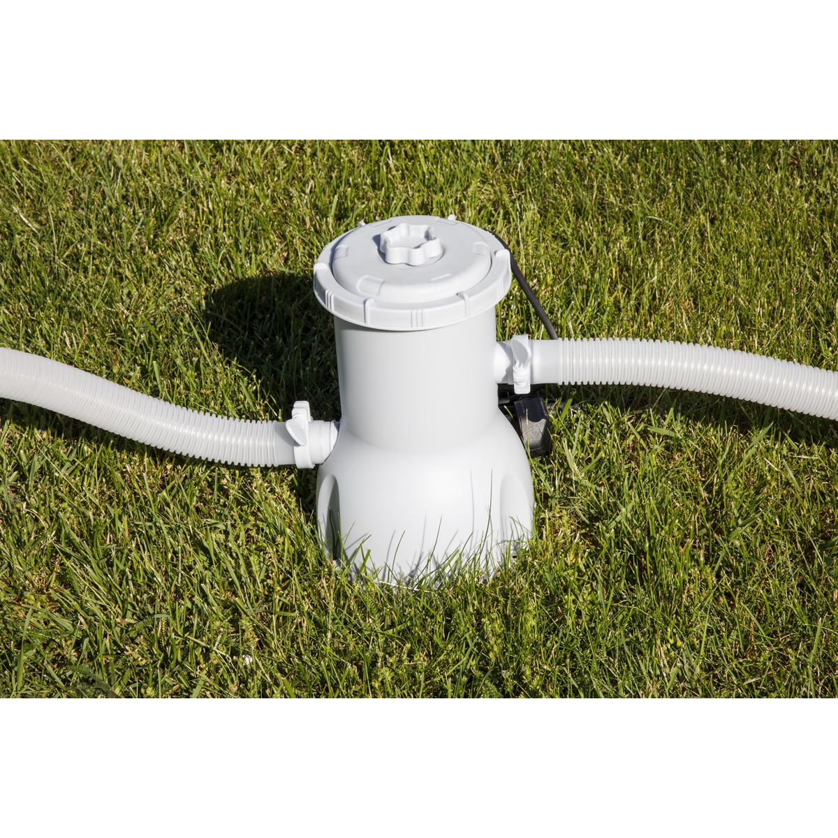 Dellonda 13ft Deluxe Steel Swimming Pool with Filter Pump DL21
