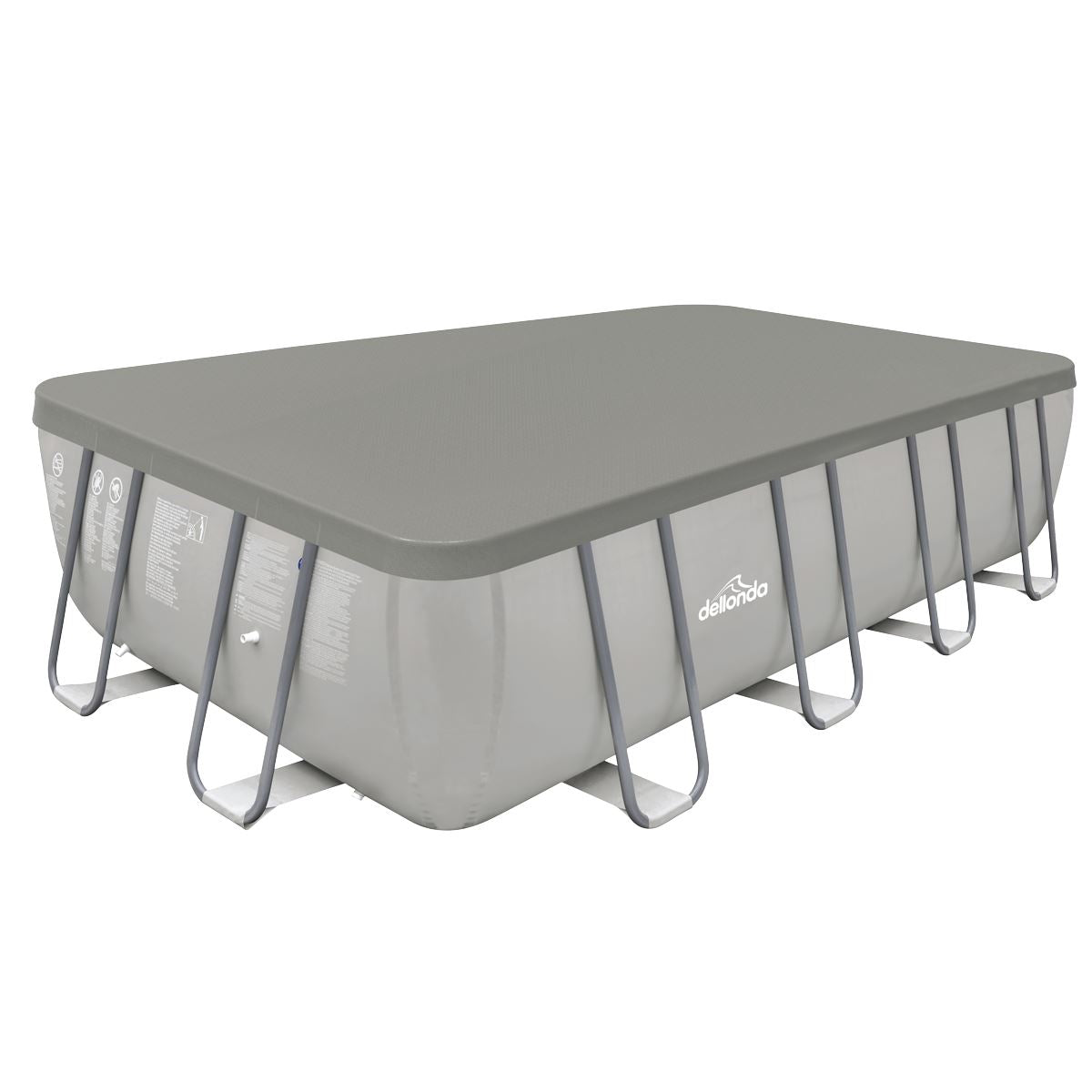 Dellonda Swimming Pool Top Cover with Rope Ties for DL22 DL43