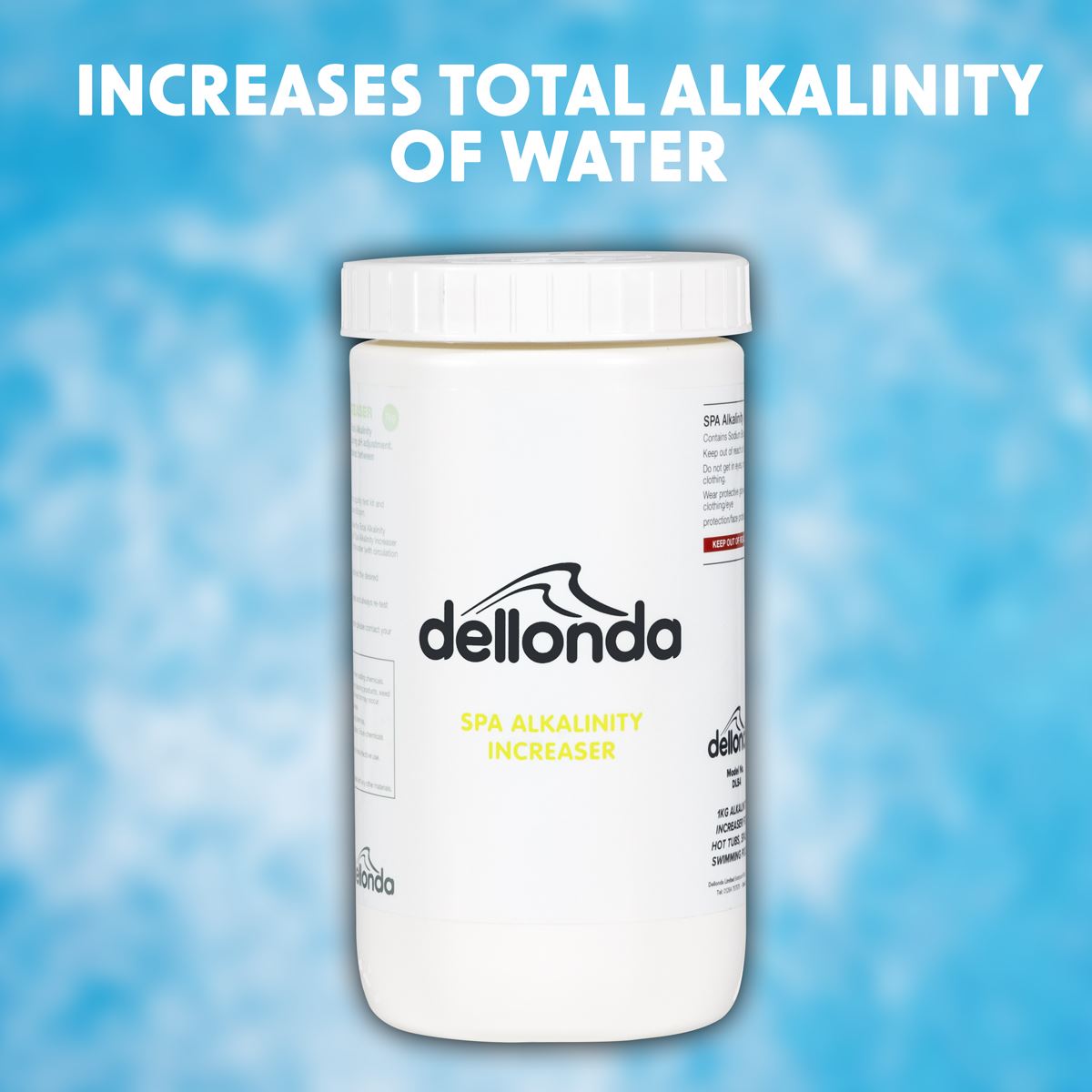 Dellonda 1kg Alkalinity Increaser for Hot Tubs Spas & Swimming Pools DL54