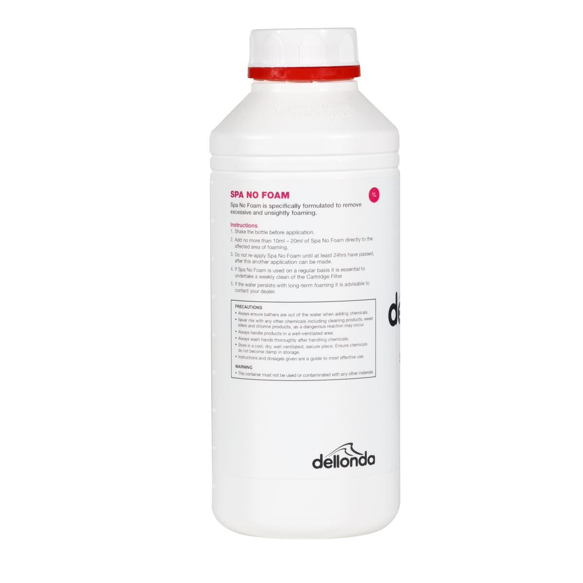 Dellonda 1kg Defoamer for Hot Tubs Spas & Swimming Pools DL55