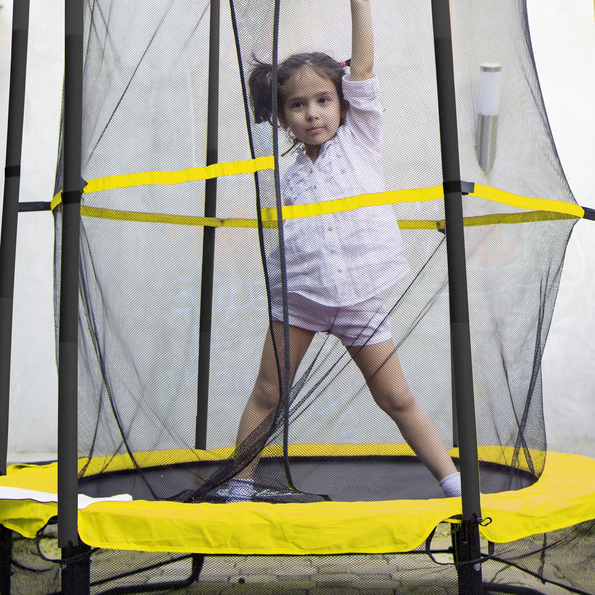 Sealey Dellonda 55" Mini Trampoline with Safety Enclosure Net DL65