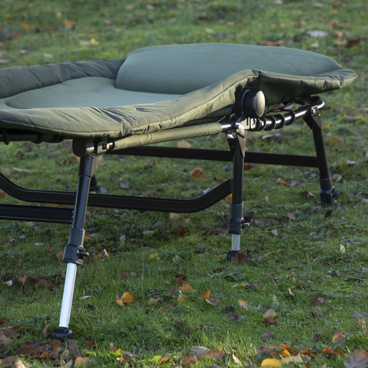 Dellonda Adjustable Bedchair Fishing and Camping Fleece Covered Mattress DL77