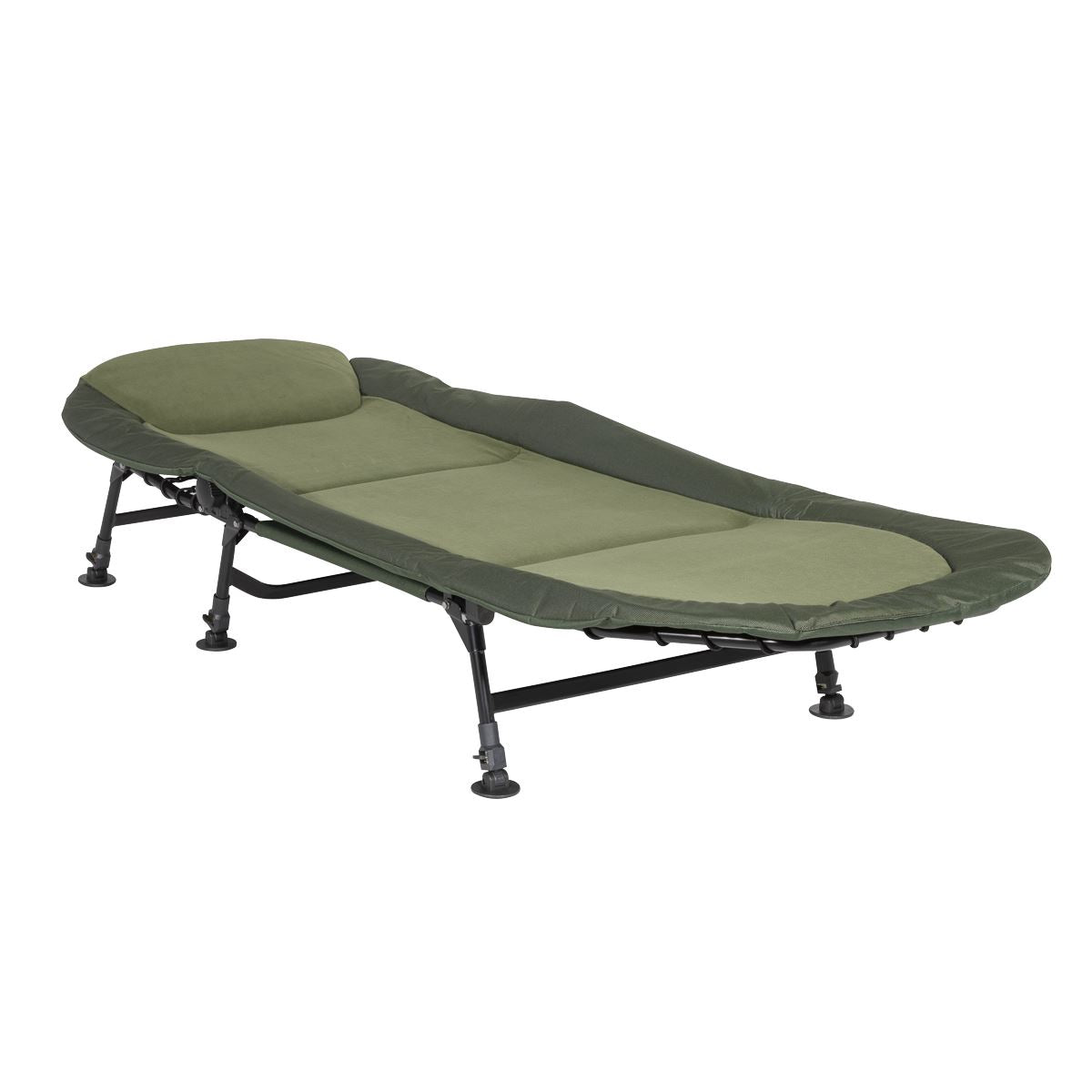 Dellonda Adjustable Bedchair Fishing and Camping Fleece Covered Mattress DL77