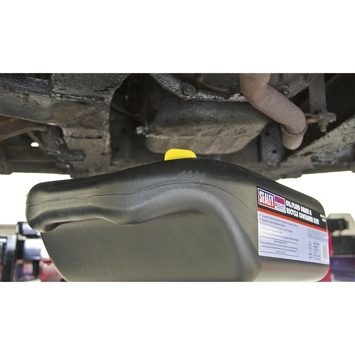 Sealey Oil/Fluid Drain & Recycle Container 6L DRP06