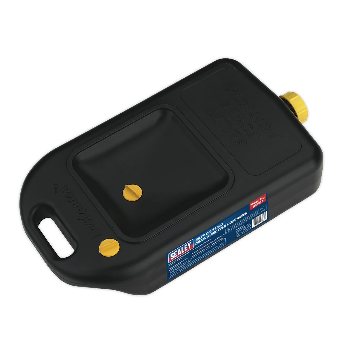 Sealey Oil/Fluid Drain & Recycle Container 10L DRP07
