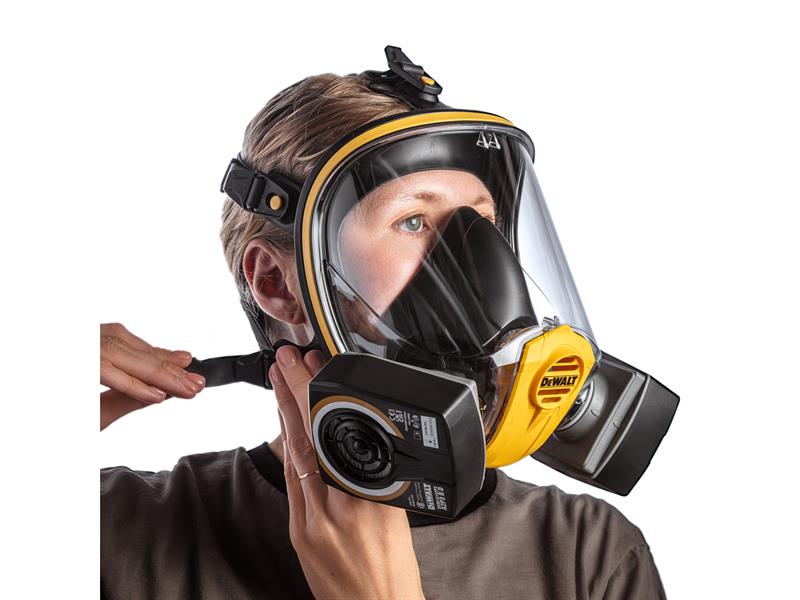 DEWALT Respiration A2P3 Full Face Mask Respirator Medium DWR1FFMMA2P3
