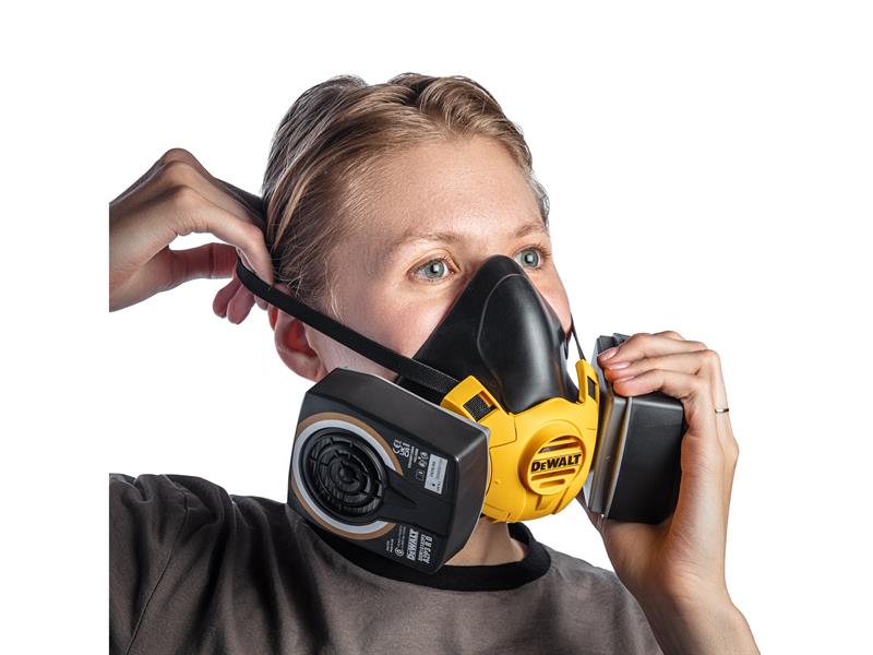 DEWALT Respiration A2P3 Half Mask Respirator Large DWR1HMLA2P3