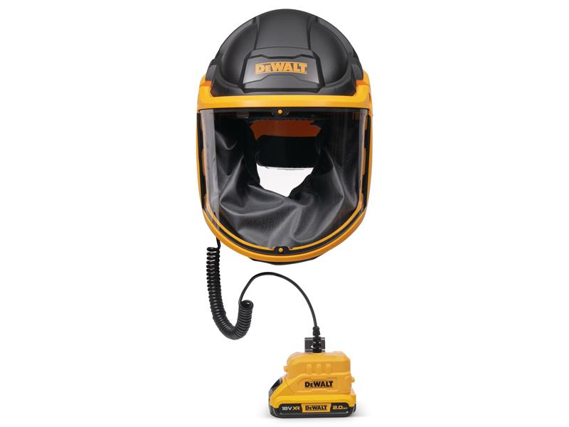 DEWALT Powered Air Purifying Respirator with Hard Hat Inc Battery DWRGH2SB21