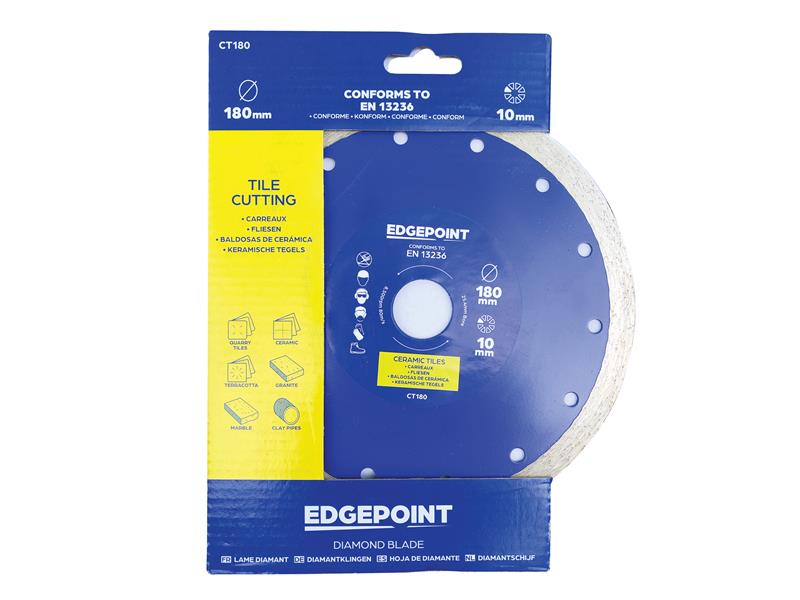 EdgePoint CT180 Tile Cutting Diamond Blade 180mm EDGDBCT180