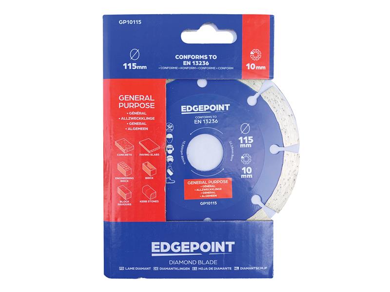 EdgePoint GP10115 General-Purpose Diamond Blade 115mm EDGDBGP10115