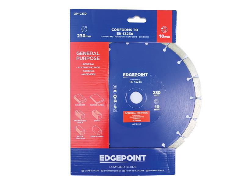 EdgePoint GP10230 General-Purpose Diamond Blade 230mm EDGDBGP10230