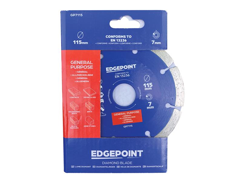 EdgePoint GP7115 General-Purpose Diamond Blade 115mm EDGDBGP7115