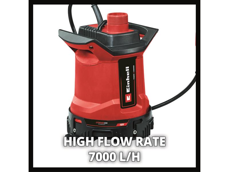Einhell LL Li - Solo Power X-Change Dirty Water Pump 18V Bare Unit EINGEDP1825N