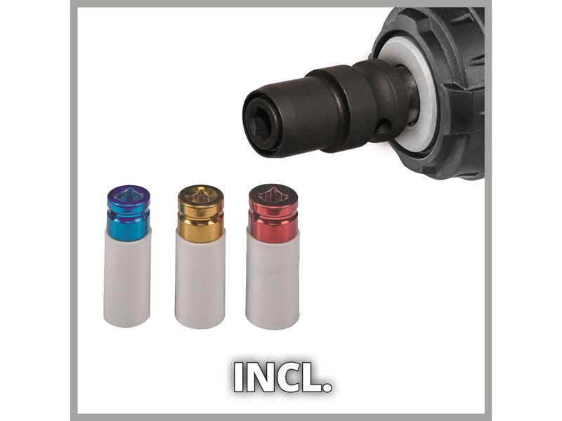 Einhell Power X Change Impact Wrench 18V Bare Unit Torque 400Nm IMPAXXO18/400
