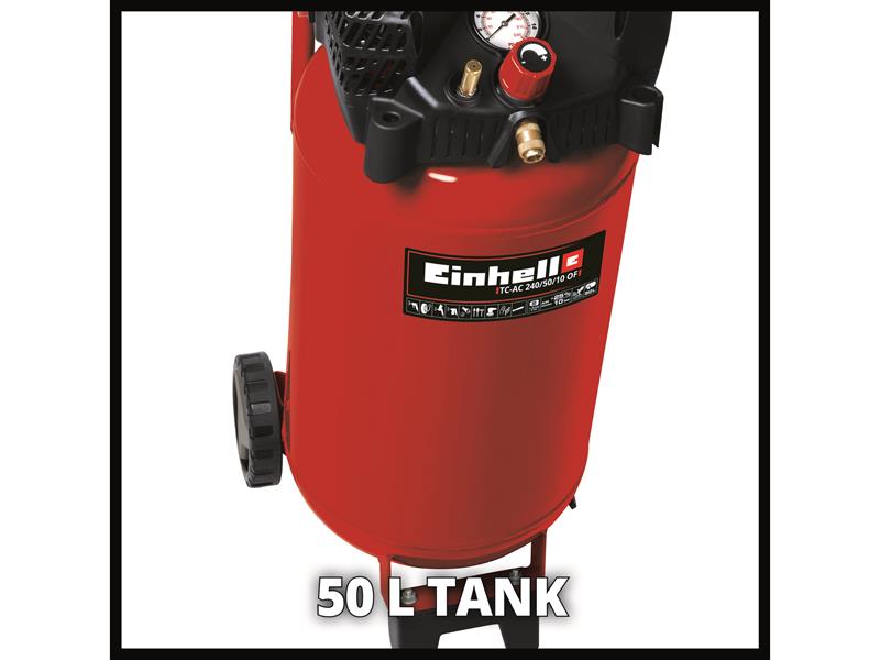 Einhell Air Compressor 240V 50 litre Operating Pressure 10 bar EINTCAC24050