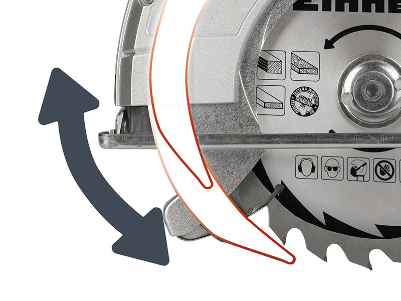 Einhell TC-CS 1400 Circular Saw 190mm 1400W 240V EINTCCS1400