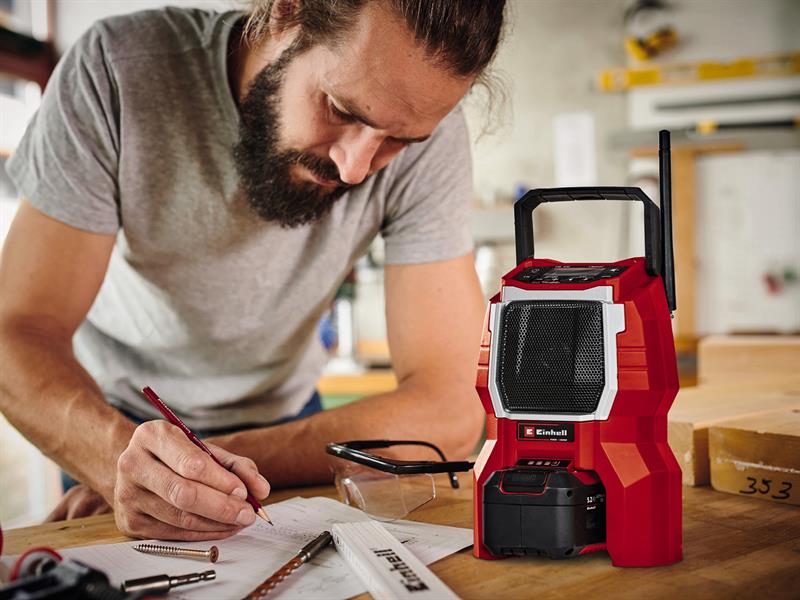 Einhell Li BT Solo Cordless Radio 18V Bare Unit Station Presets 10 TC-RA 18