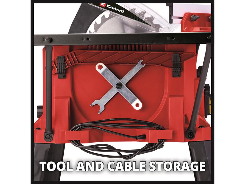 Einhell Table Saw with Stand 2200W 240V Blade 254 x 30mm 580 x 555 TC-TS 254 U