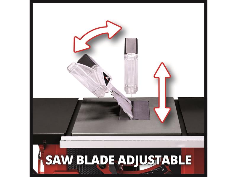 Einhell Table Saw with Stand 2200W 240V Blade 254 x 30mm 580 x 555 TC-TS 254 U
