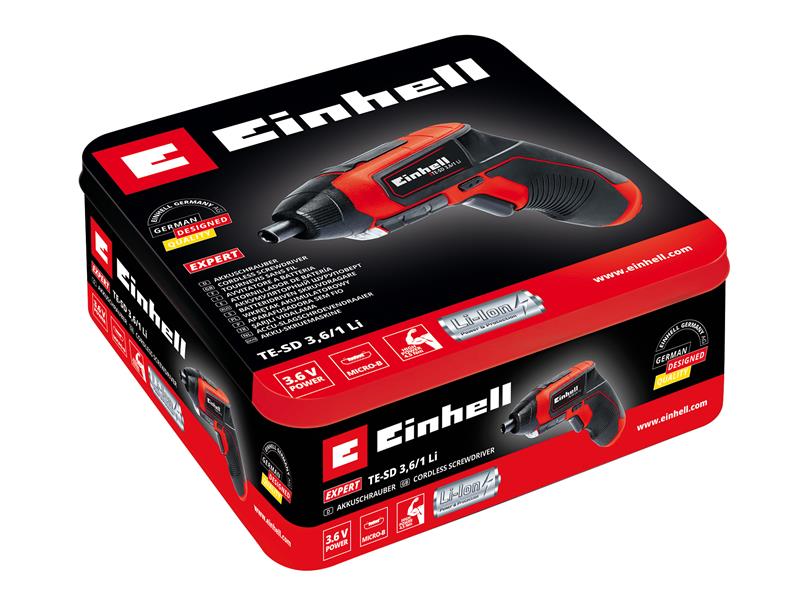 Einhell TE-SD 3.6/1 Li Cordless Screwdriver 3.6V 1 x 1.5Ah Li-ion EINTESD36LI1