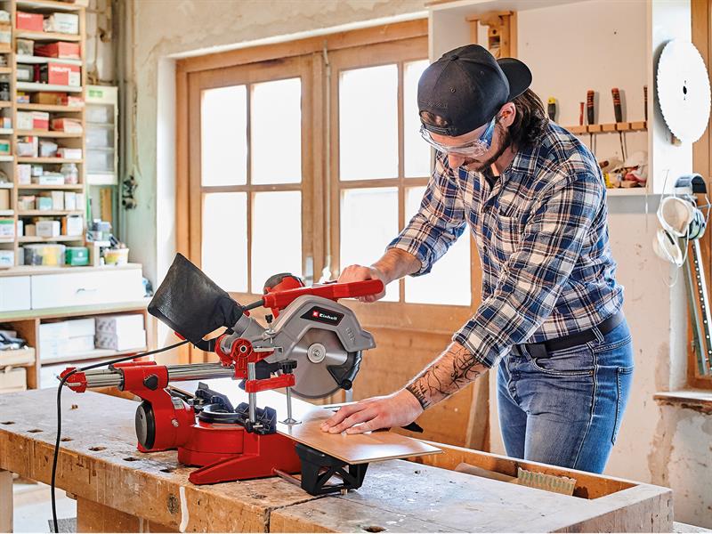 Einhell TE-SM 216 Dual-Bevel Sliding Mitre Saw 1500W 240V EINTESM216D