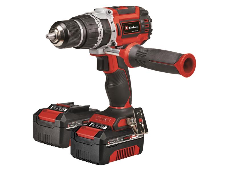 Einhell Combi Drill 18V 2 x 4.0Ah Li-ion Li-i BL Power X-Change EINTPCD1860K