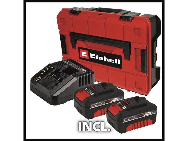 Einhell Combi Drill 18V 2 x 4.0Ah Li-ion Li-i BL Power X-Change EINTPCD1860K
