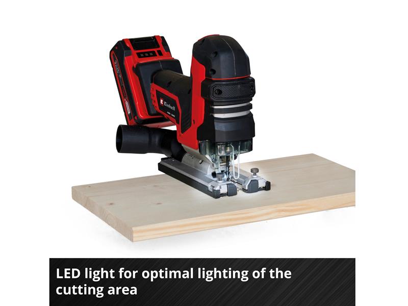 Einhell Power X-Change Jigsaw 18V Bare Unit Stroke 26mm Bevel 45° EINTPJST135N