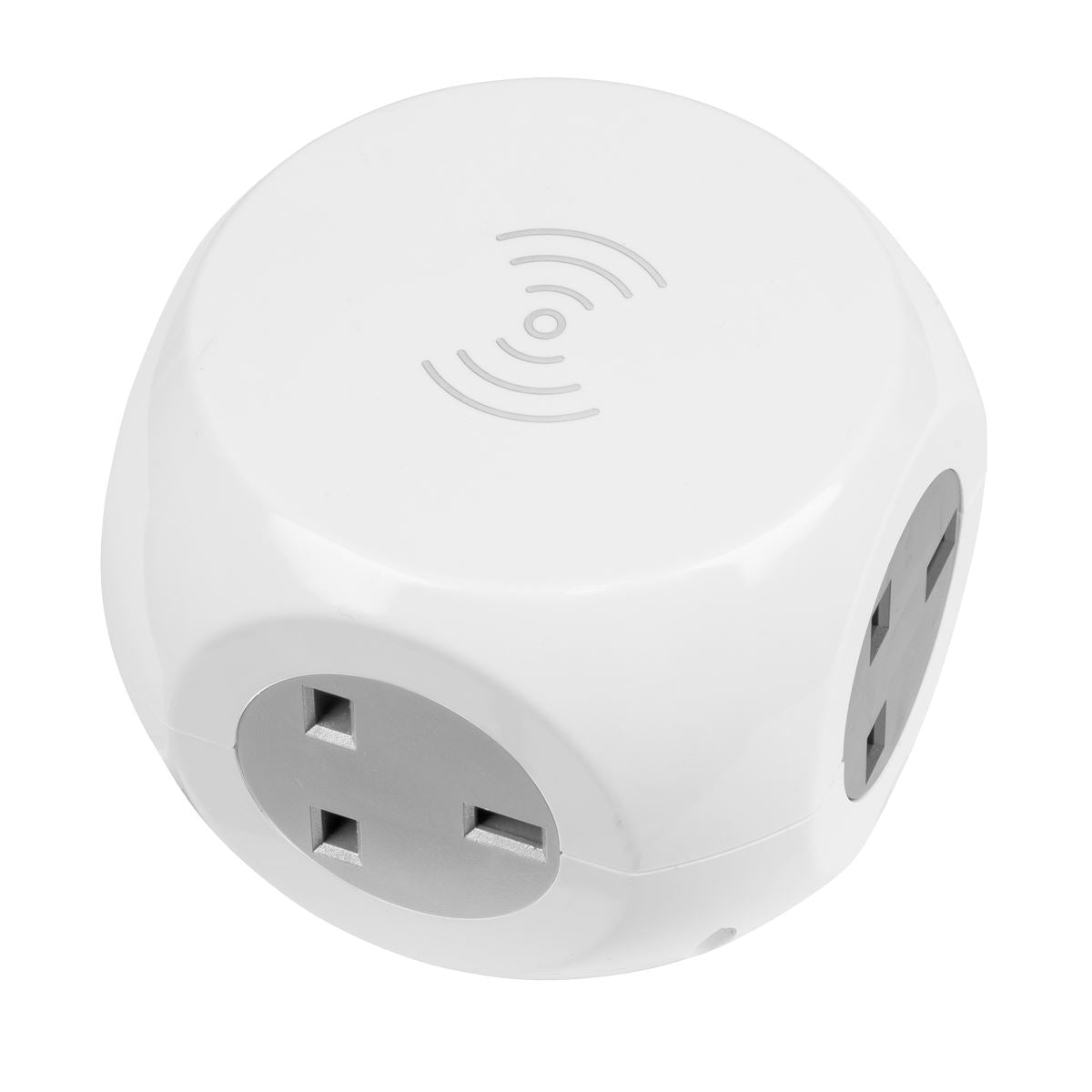 Sealey Extension Cable Cube 1.4m 3 x 230V & 3 x USB Sockets & Wireless Charging Pad EL144WC