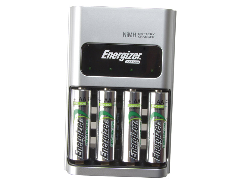 Energizer® 1 Hour Charger plus 4 x AA 2300 mAh Batteries ENG1HOUR