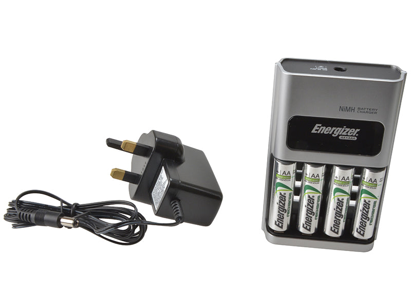 Energizer® 1 Hour Charger plus 4 x AA 2300 mAh Batteries ENG1HOUR
