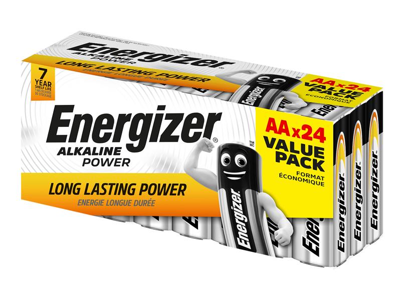 Energizer® AA Cell Alkaline Power Batteries (Pack 24) ENGPOWAA24