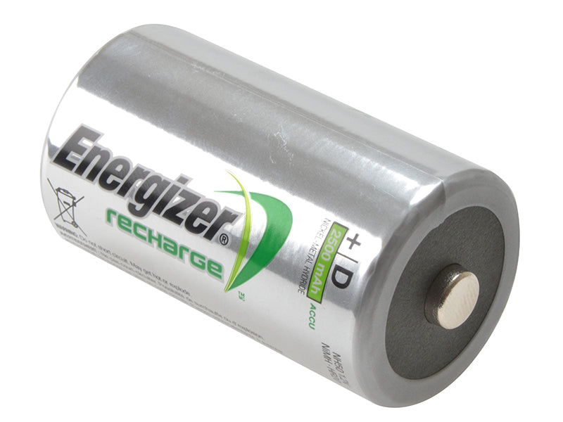 Energizer® Recharge Power Plus D Cell Batteries RD2500 mAh (Pack 2) ENGRCD2500