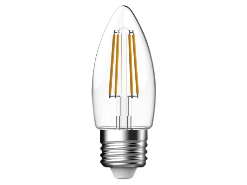 Energizer® LED ES (E27) Candle Filament Non-Dimmable Bulb, Warm White 470 lm 4W ENGS12870