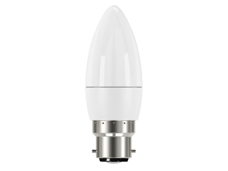 Energizer® LED BC (B22) Opal Candle Non-Dimmable Bulb, Warm White 470 lm 5.2W ENGS8850