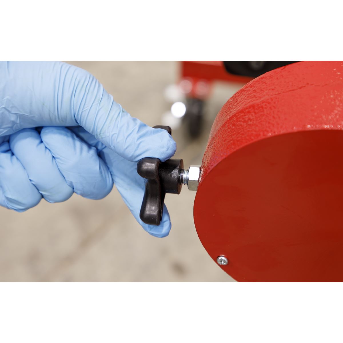 Sealey Folding 360� Rotating Engine Stand with Geared Handle Drive, 450kg Capacity ES480D