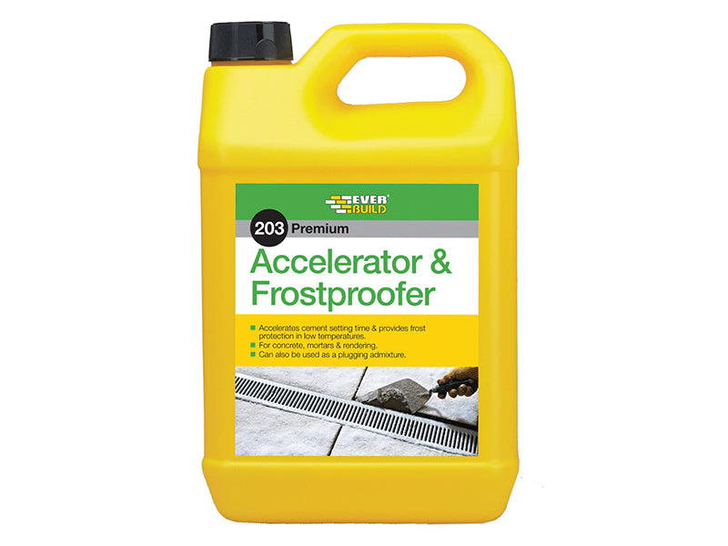 Everbuild Sika 203 Accelerator & Frostproofer 5 litre EVBACC5L