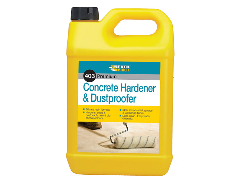 Everbuild Sika 403 Concrete Hardener & Dustproofer 5 litre EVBCHD5L